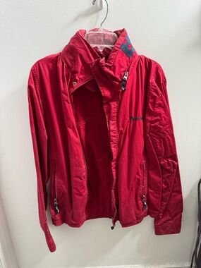 Bench Red Lightweight Zip Jacket